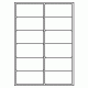 420 - Label Size 97mm x 47.5mm - 12 labels per sheet